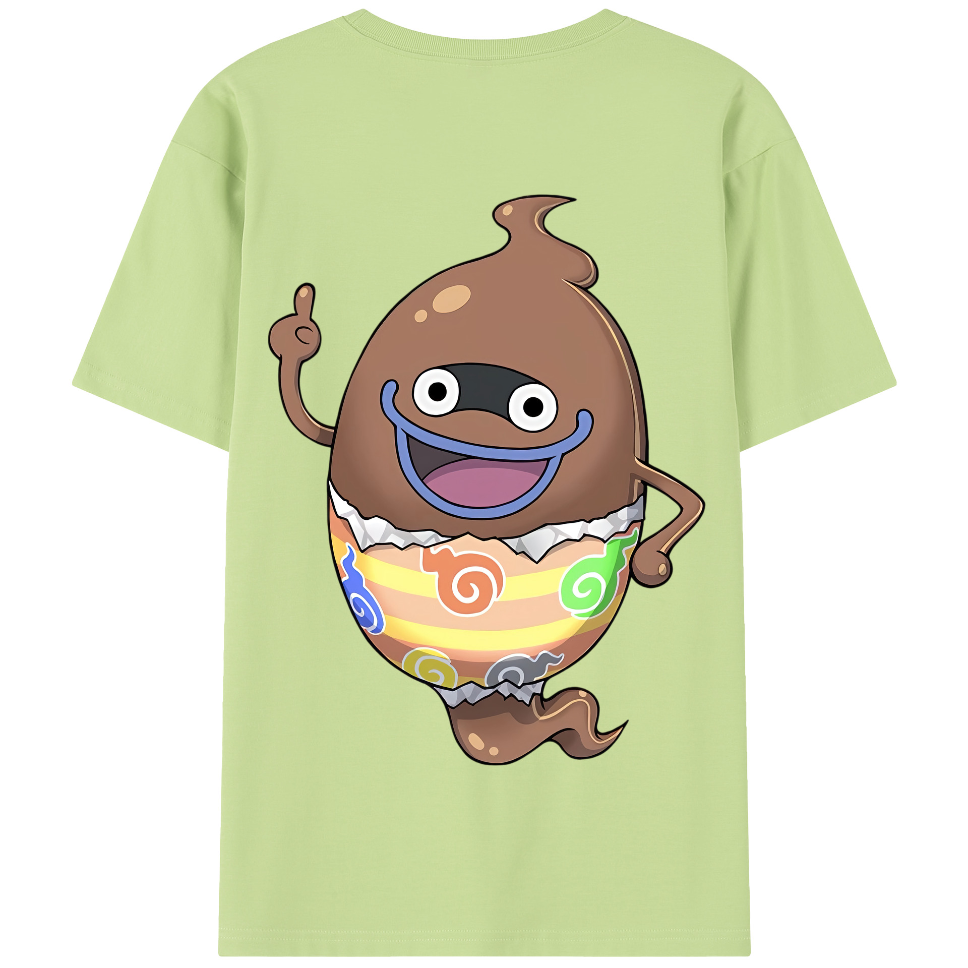 （画像用） 妖怪ウォッチ Yo-kai Watch 綿100％半袖Tシャツ（背面プリント）